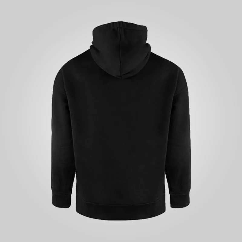 hoodie mockup black back clean