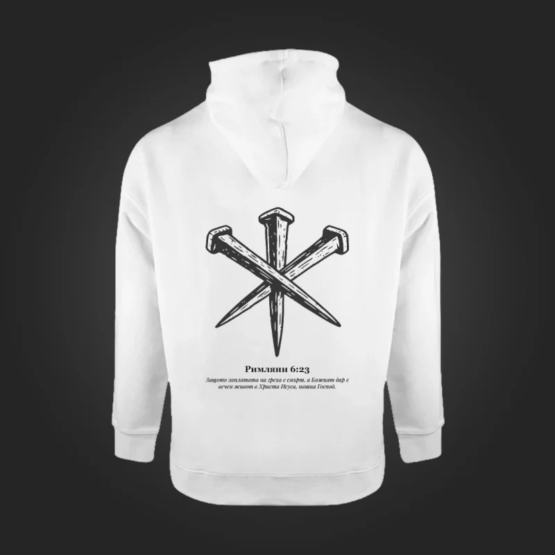 hoodie nails white