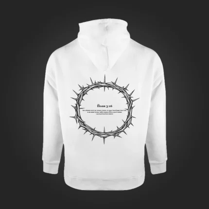 hoodie thorn white
